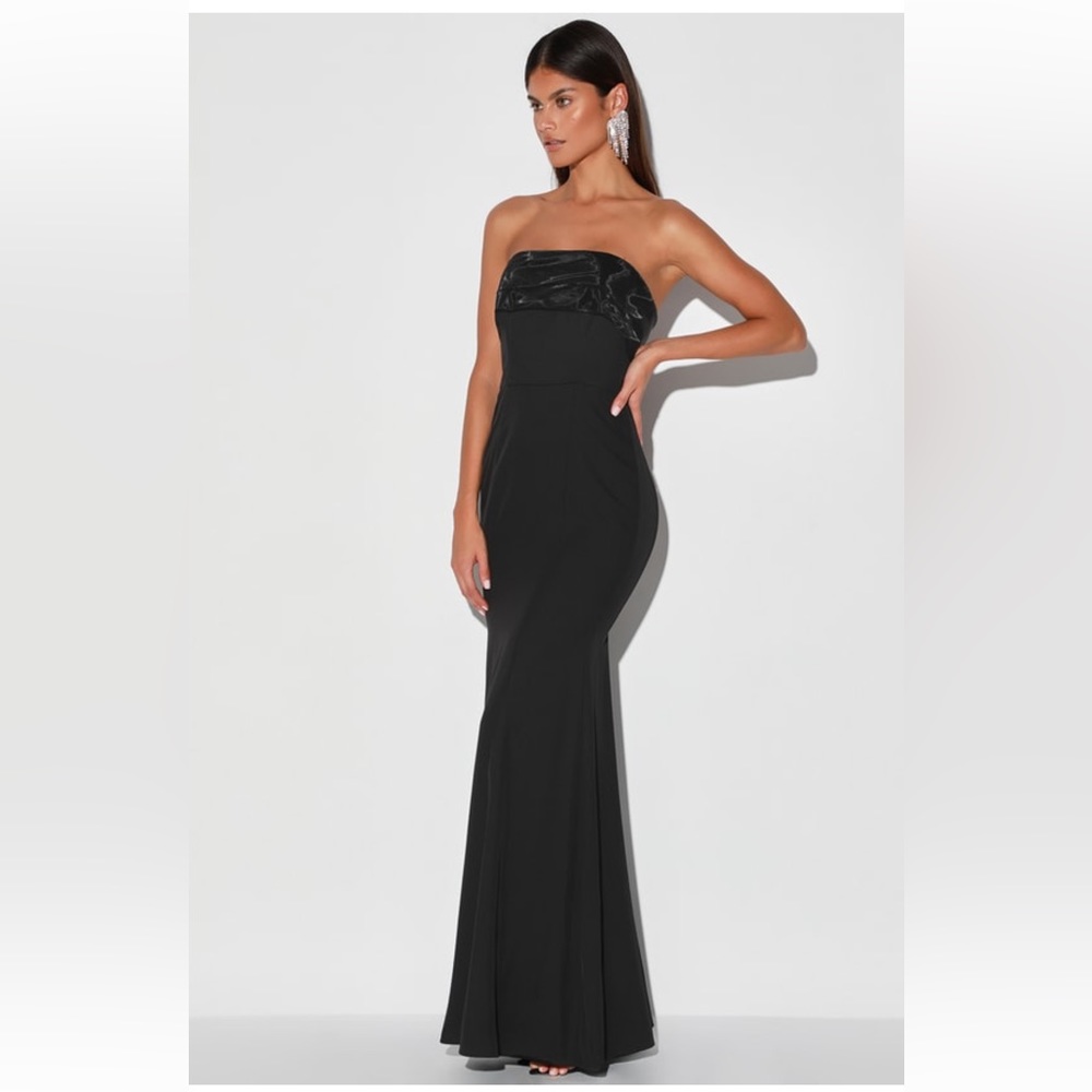 Lulus XS black ball gown